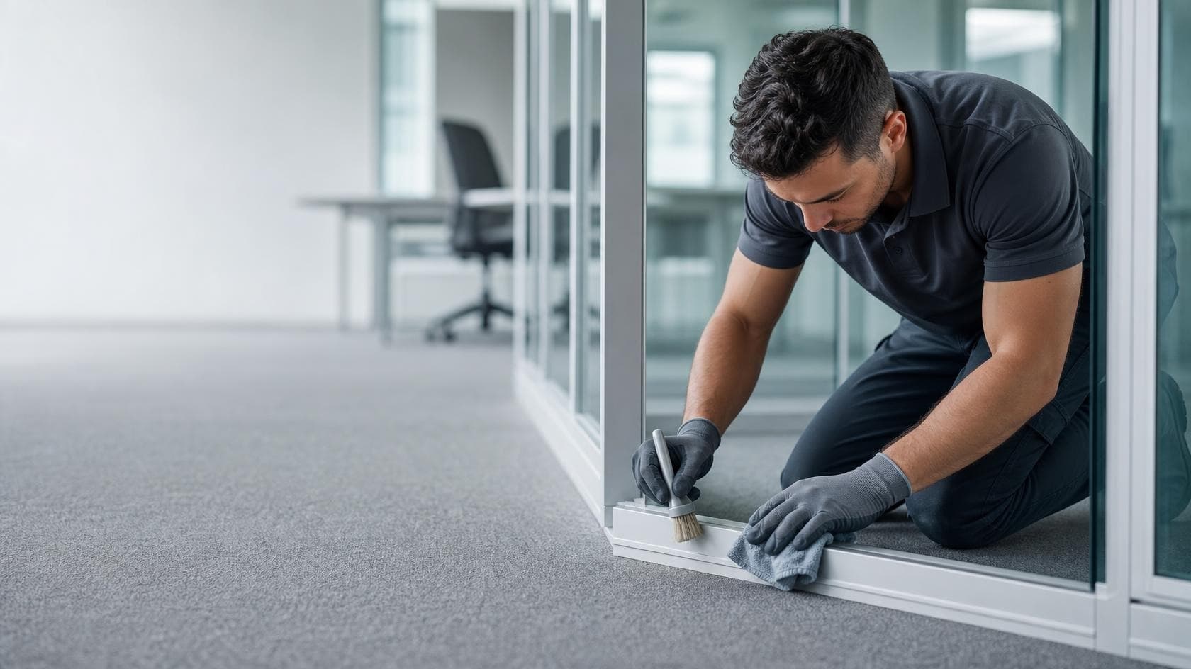 A Magic Hands deep cleaning service in progress